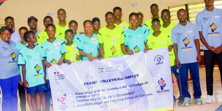 HAVOBA – Le projet Volleyball Impact a mobilisé la jeunesse dans le nord du Bénin