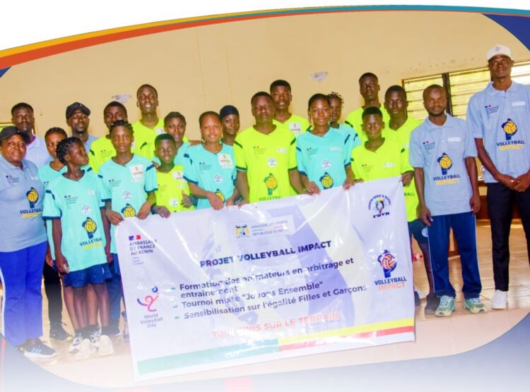 HAVOBA – Le projet Volleyball Impact a mobilisé la jeunesse dans le nord du Bénin